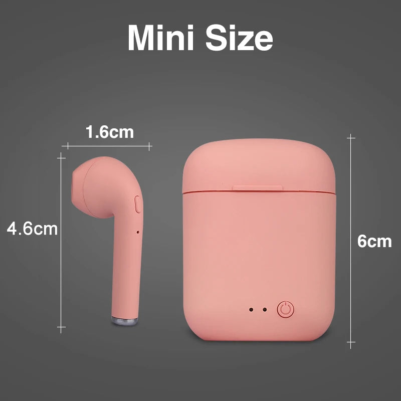 Mini-2 TWS Wireless Earphones Bluetooth 5.0 Earphone TWS Matte Macaron Earbuds With Mic Charging Box Headset Wireless Headphones