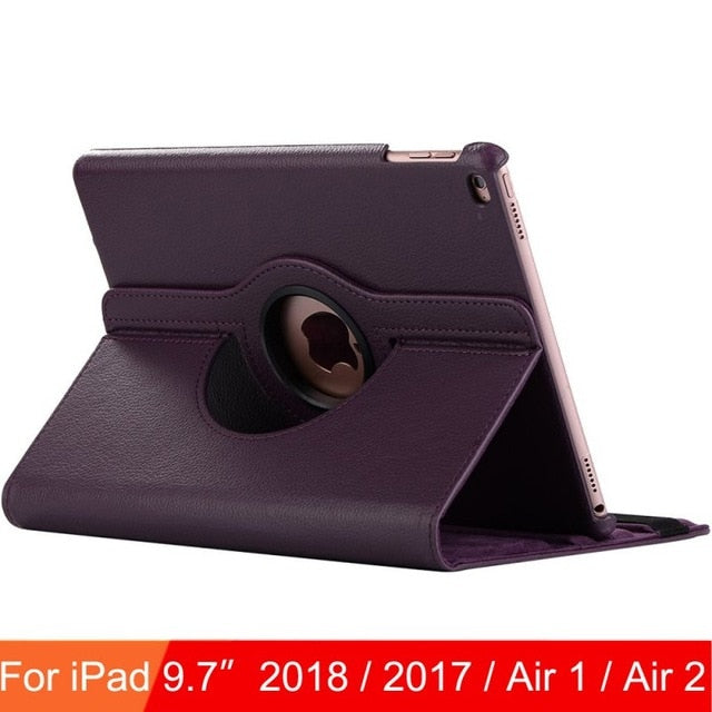 Smart Leather Cover Case for Apple iPad Air 1 Air 2, 5, 6,9.7 2017, 2018, 5th, 6th Generation