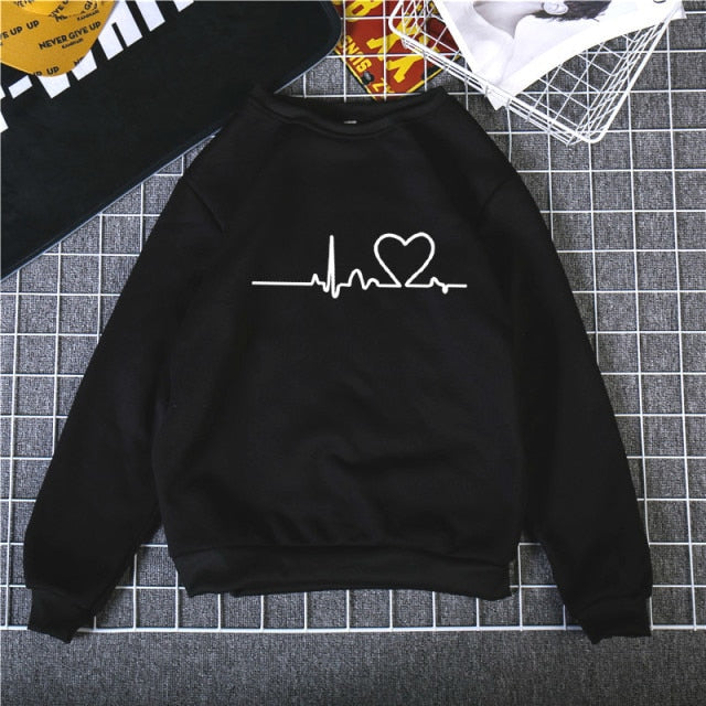 FRIENDS Print Long Sleeve Hoodie