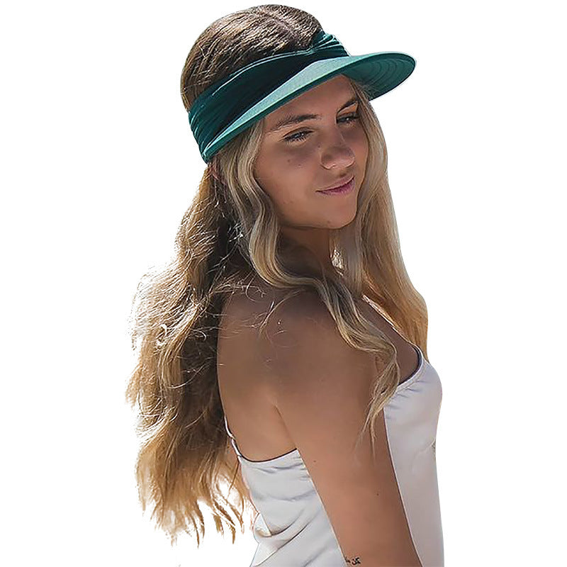 Summer Stretch Visor Hat for Women