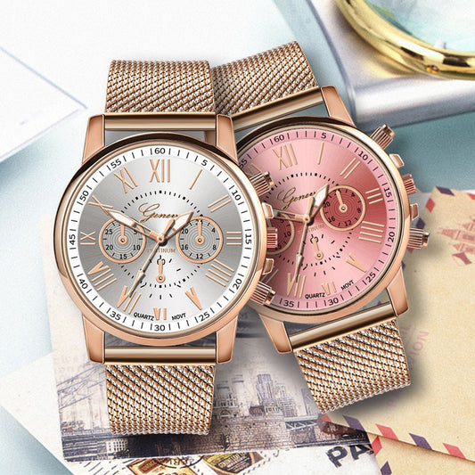 Ladies, Military Staineless Steel Watch