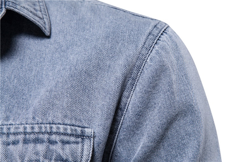 AIOPESON 100% Cotton Denim Jackets