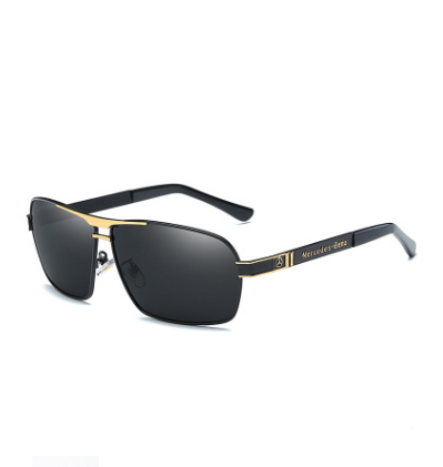 Men's fashion square polarizer sunglasses