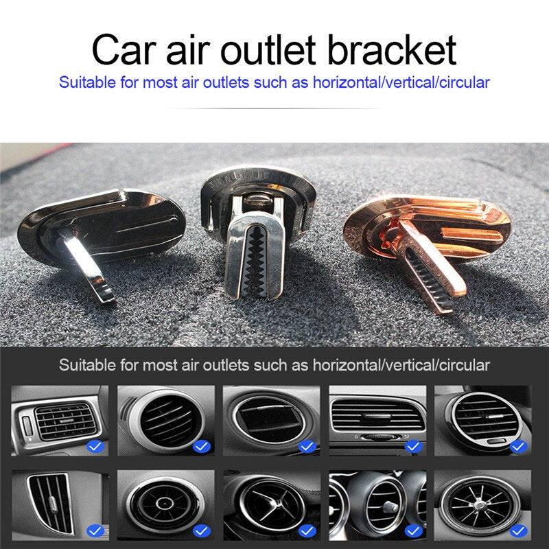 Multi-purpose Car Air Vent Mobile Phone Finger Ring Holder