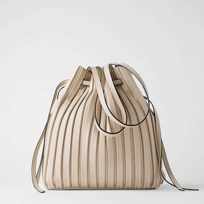Pleated Beam Handbag