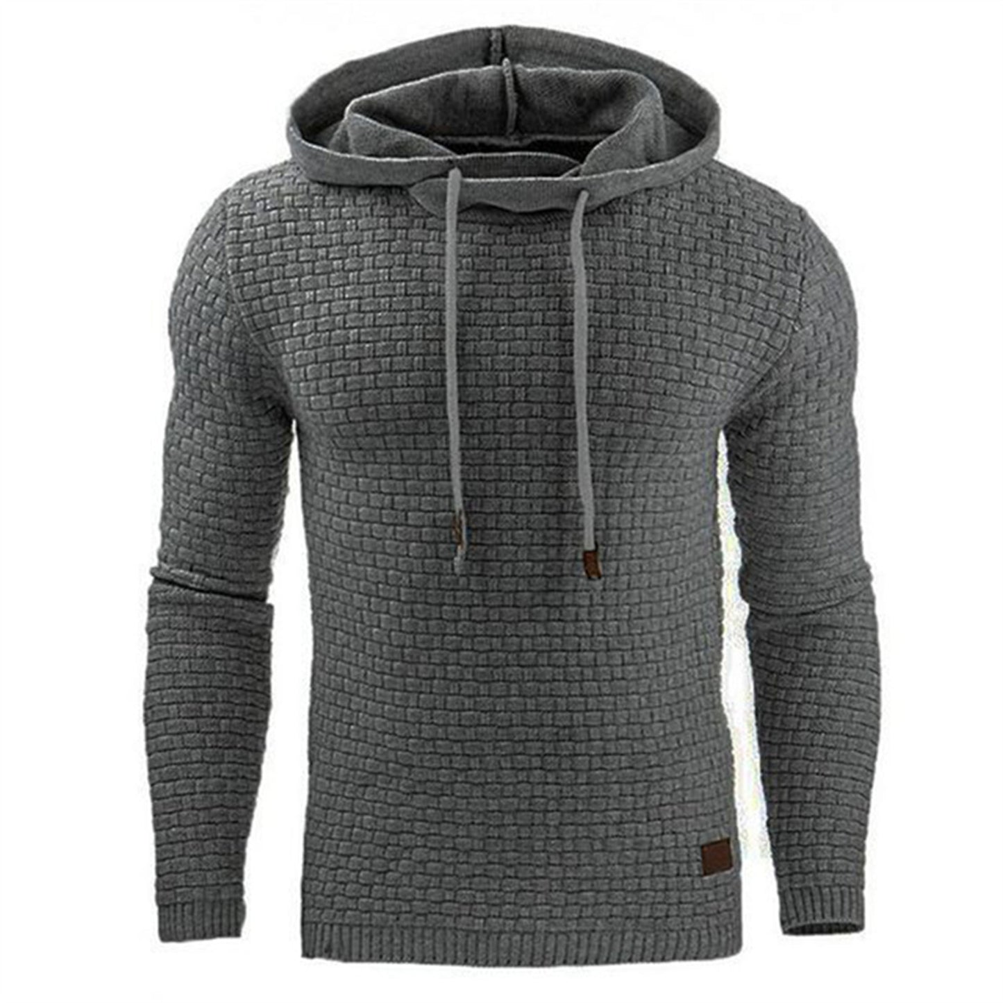 Men Solid Color Sports Hoodie