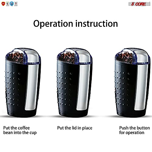 Coffee Grinder Spice Nut Grinders Blender 5 Core CG 01