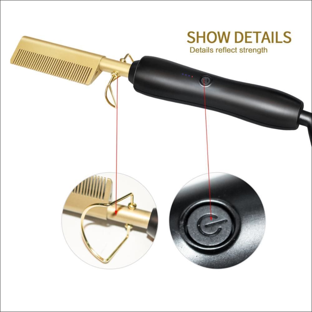 450ºF Golden Electric Comb Iron