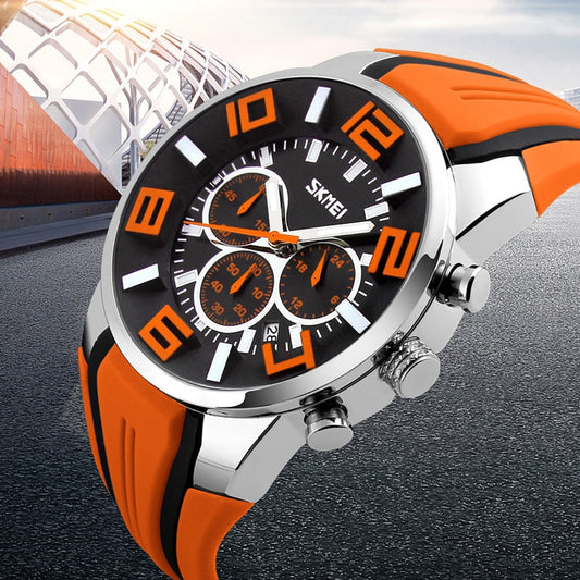 SKMEI 9128 Luxury Men's Chronograph Sports Watch