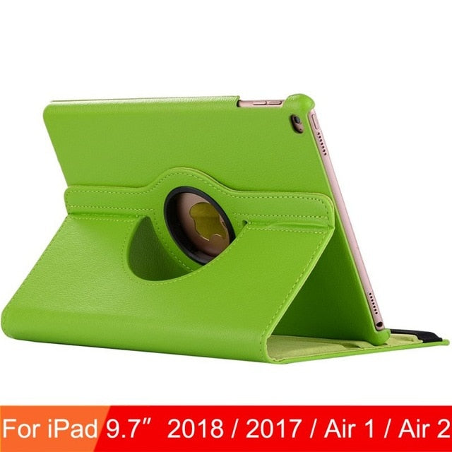 Smart Leather Cover Case for Apple iPad Air 1 Air 2, 5, 6,9.7 2017, 2018, 5th, 6th Generation