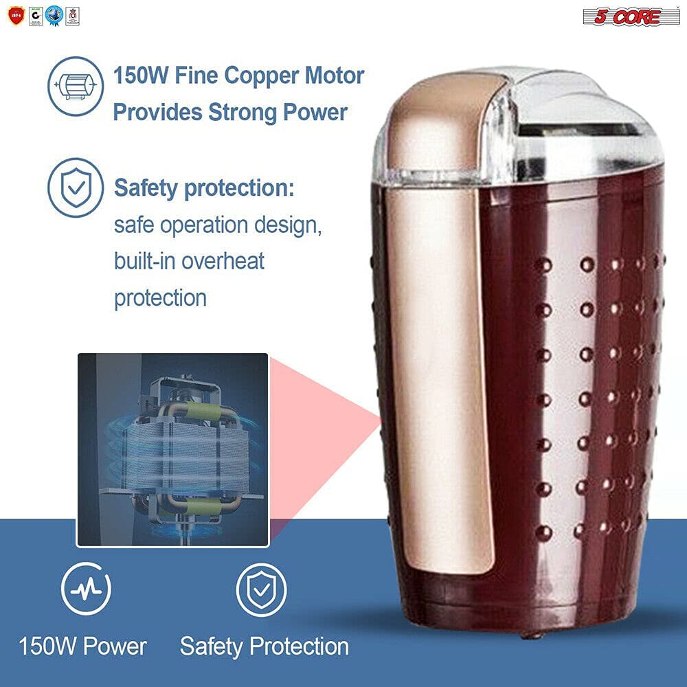 Coffee Grinder Spice Nut Grinders Blender 5 Core CG 01