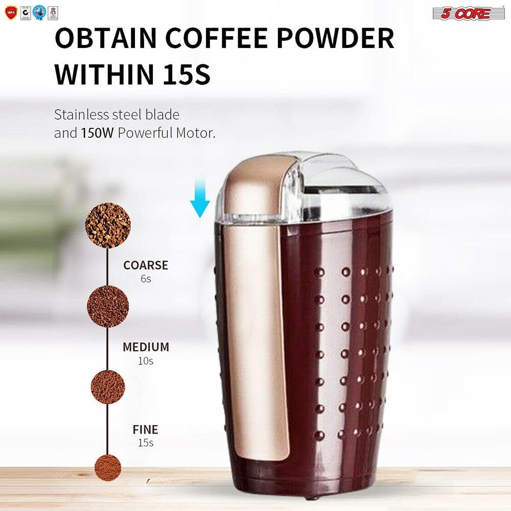 Coffee Grinder Spice Nut Grinders Blender 5 Core CG 01