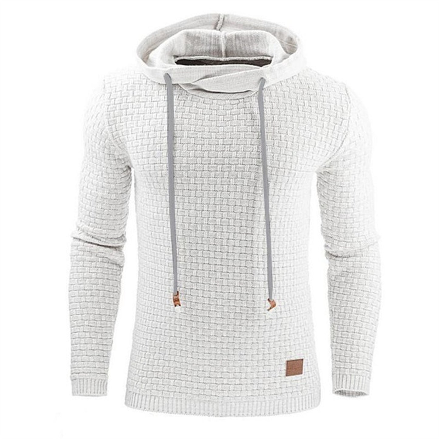 Men Solid Color Sports Hoodie