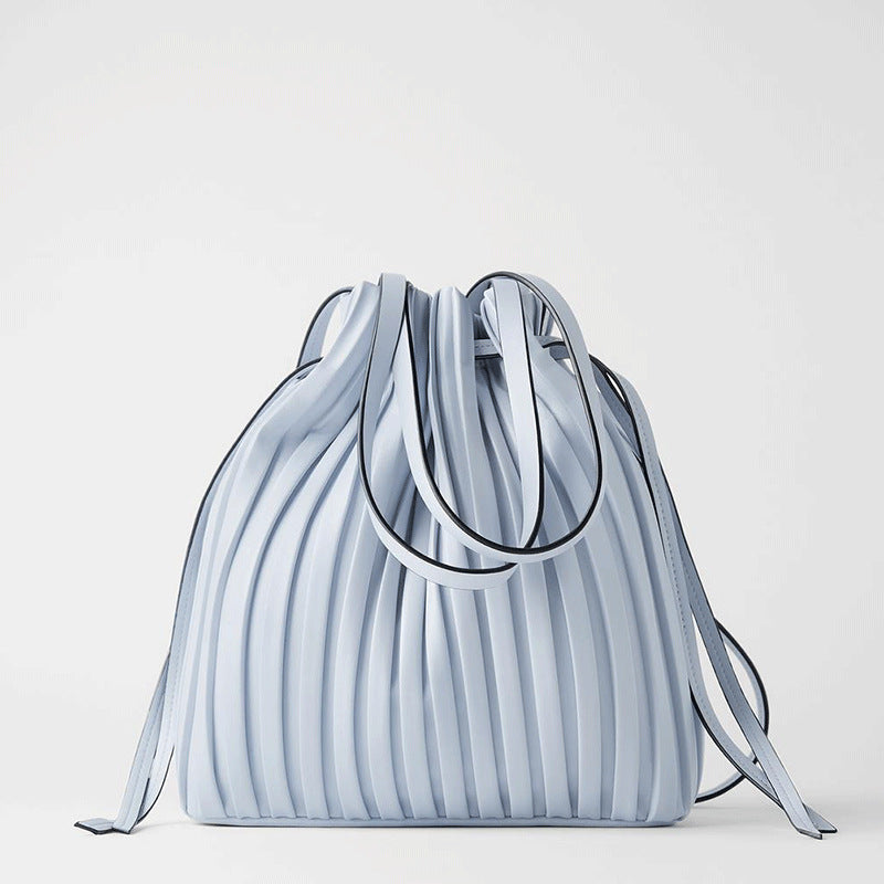 Pleated Beam Handbag