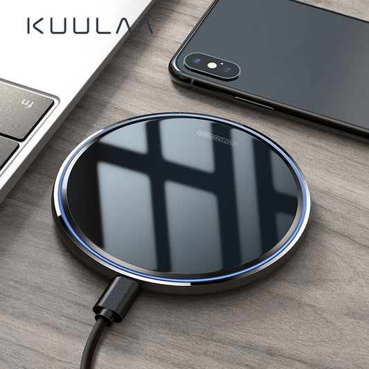 10W Wireless Mirror Charger For iPhone X/XS Max XR 8 Plus