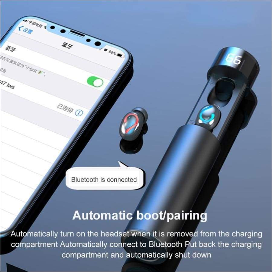 6D Power Bank Wireless Earbuds