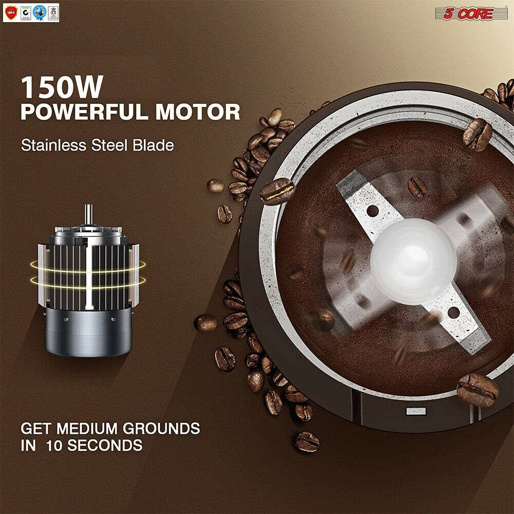 Coffee Grinder Spice Nut Grinders Blender 5 Core CG 01