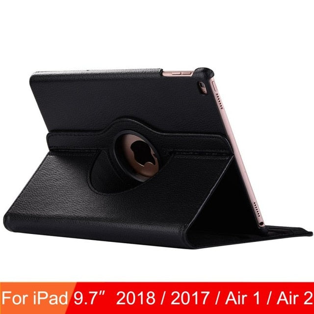 Smart Leather Cover Case for Apple iPad Air 1 Air 2, 5, 6,9.7 2017, 2018, 5th, 6th Generation