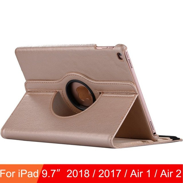 Smart Leather Cover Case for Apple iPad Air 1 Air 2, 5, 6,9.7 2017, 2018, 5th, 6th Generation