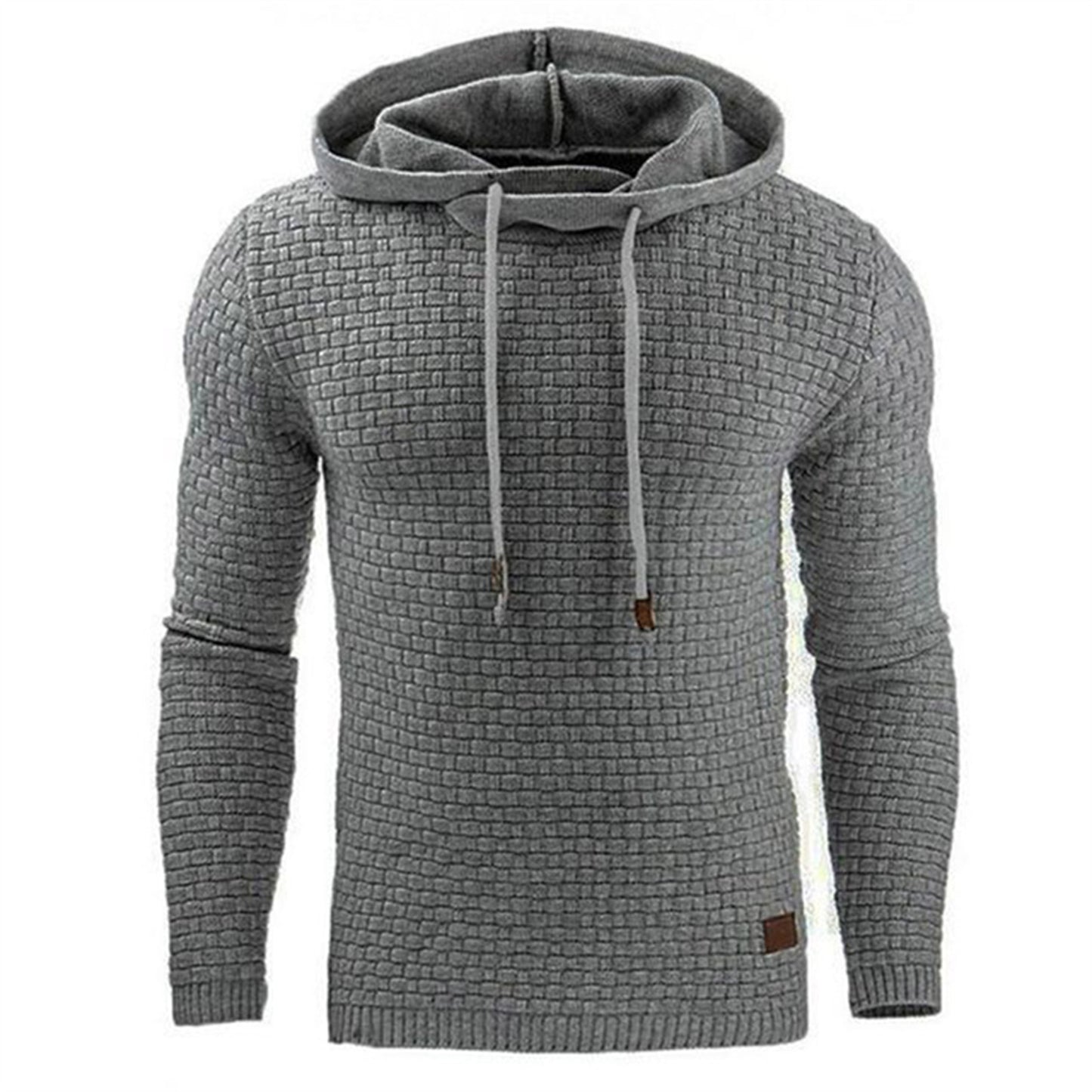 Men Solid Color Sports Hoodie