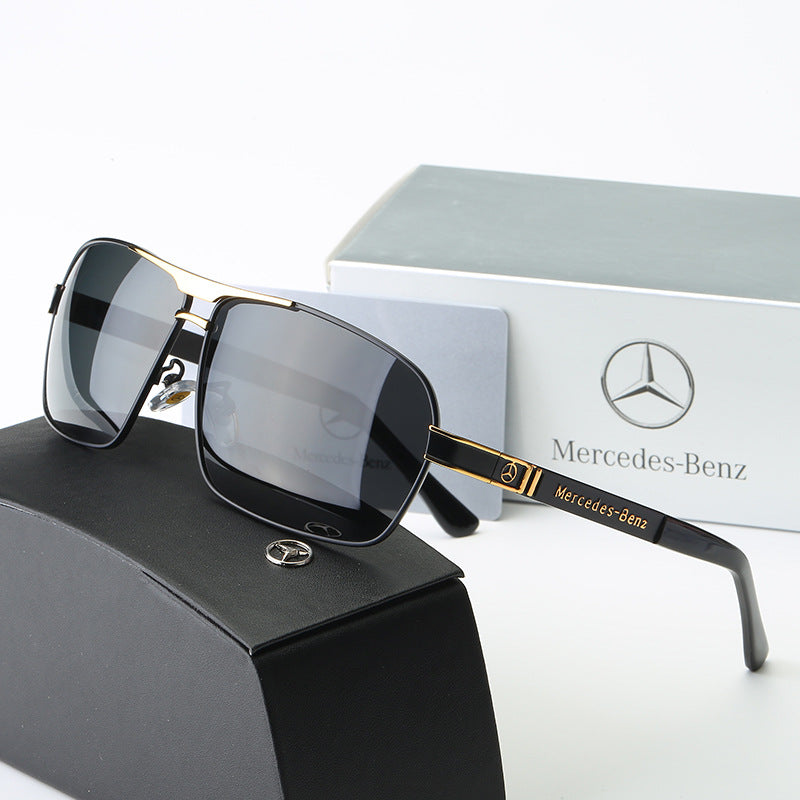 Men's fashion square polarizer sunglasses