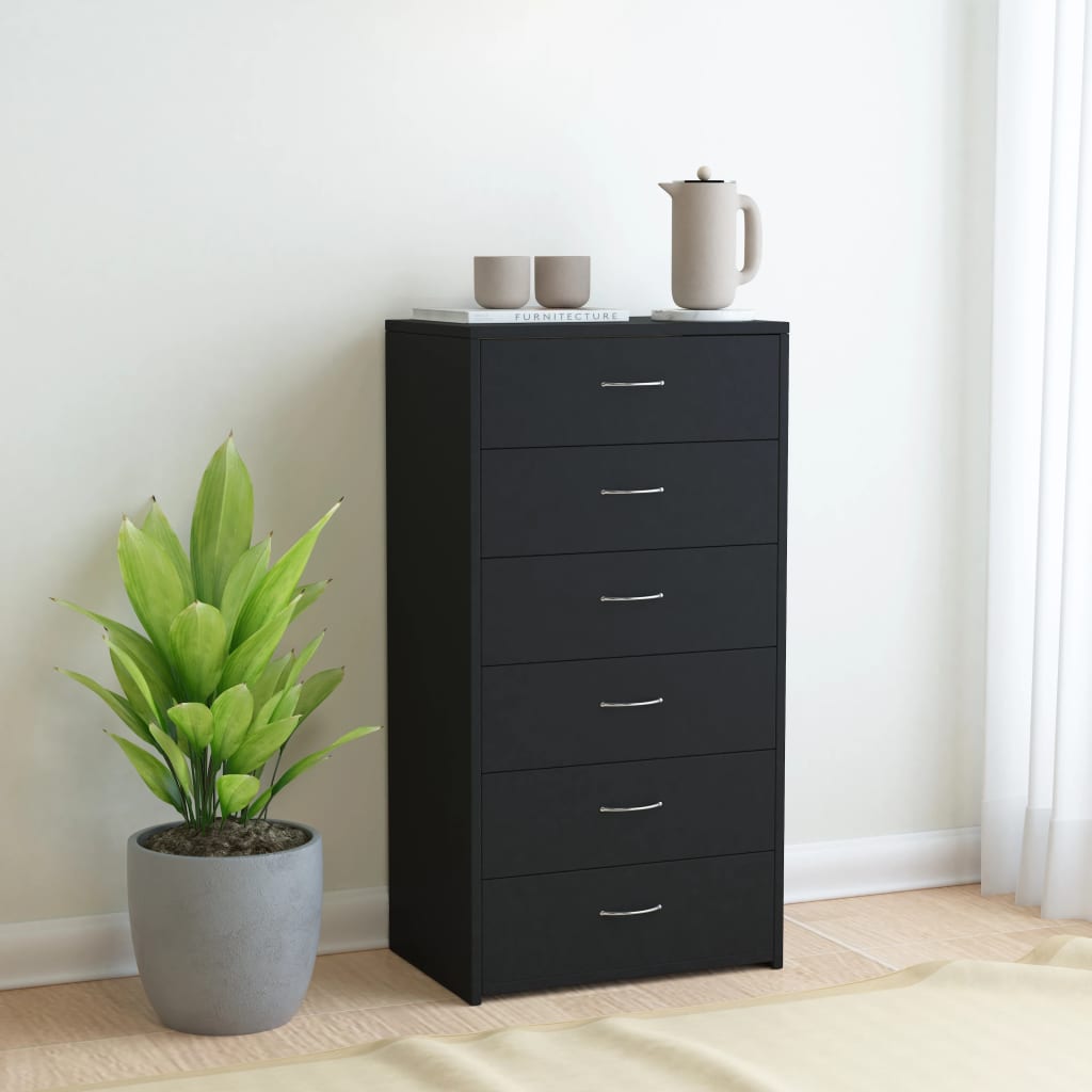 Sideboard with 6 Drawers 23.6"x13.4"x37.8"
