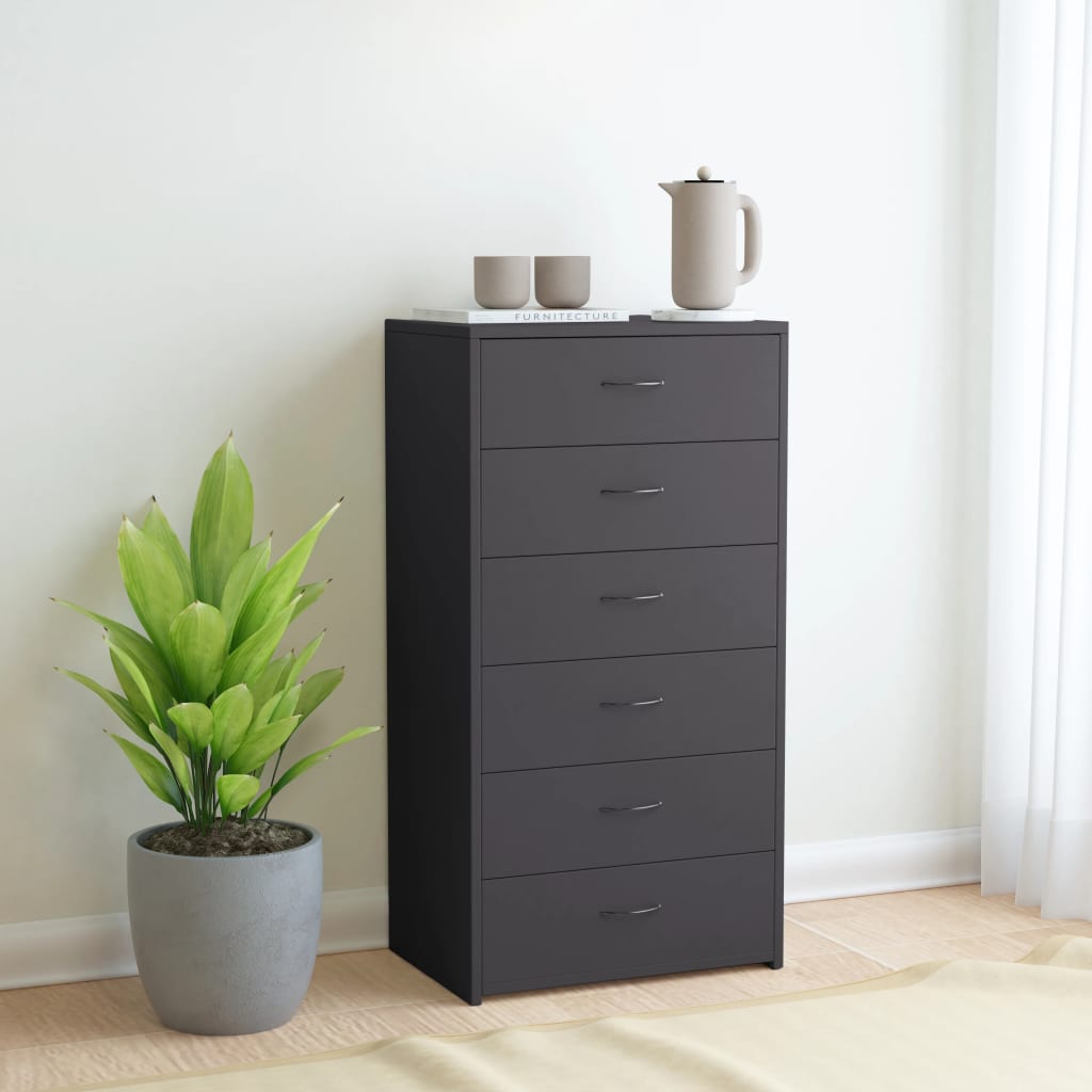 Sideboard with 6 Drawers 23.6"x13.4"x37.8"