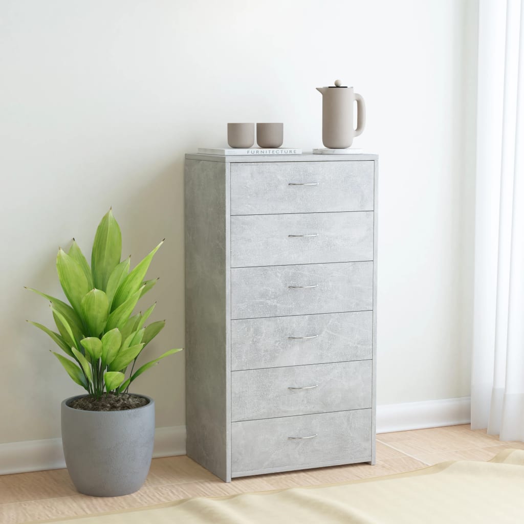 Sideboard with 6 Drawers 23.6"x13.4"x37.8"