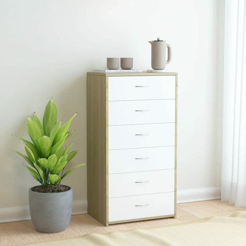 Sideboard with 6 Drawers 23.6"x13.4"x37.8"