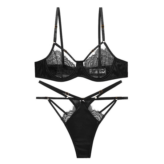 New Sexy Lace Bra and Thongs Set Underwear