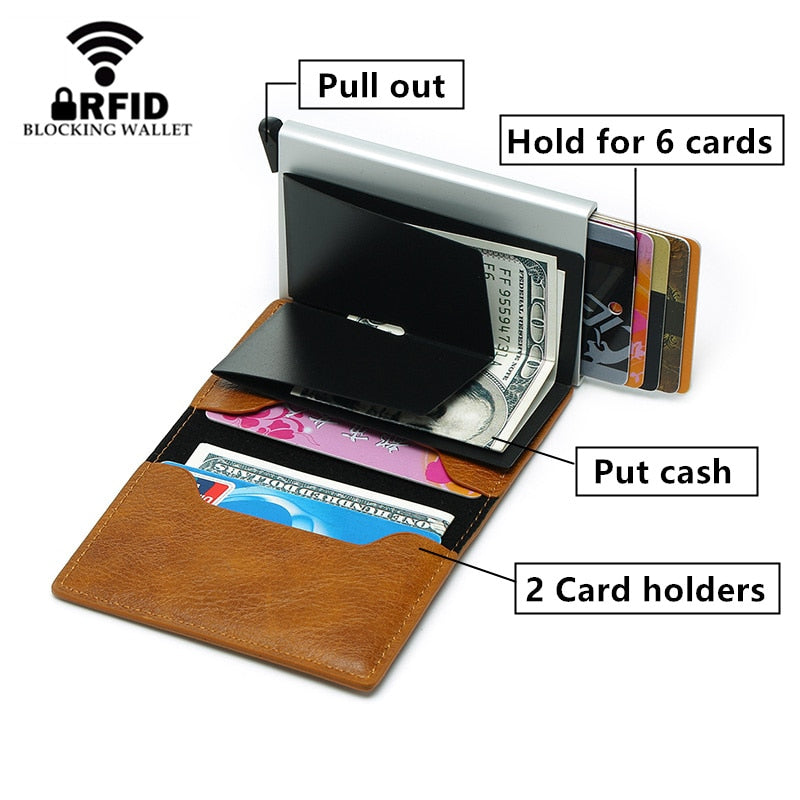 Smart Wallet Business Card Holder