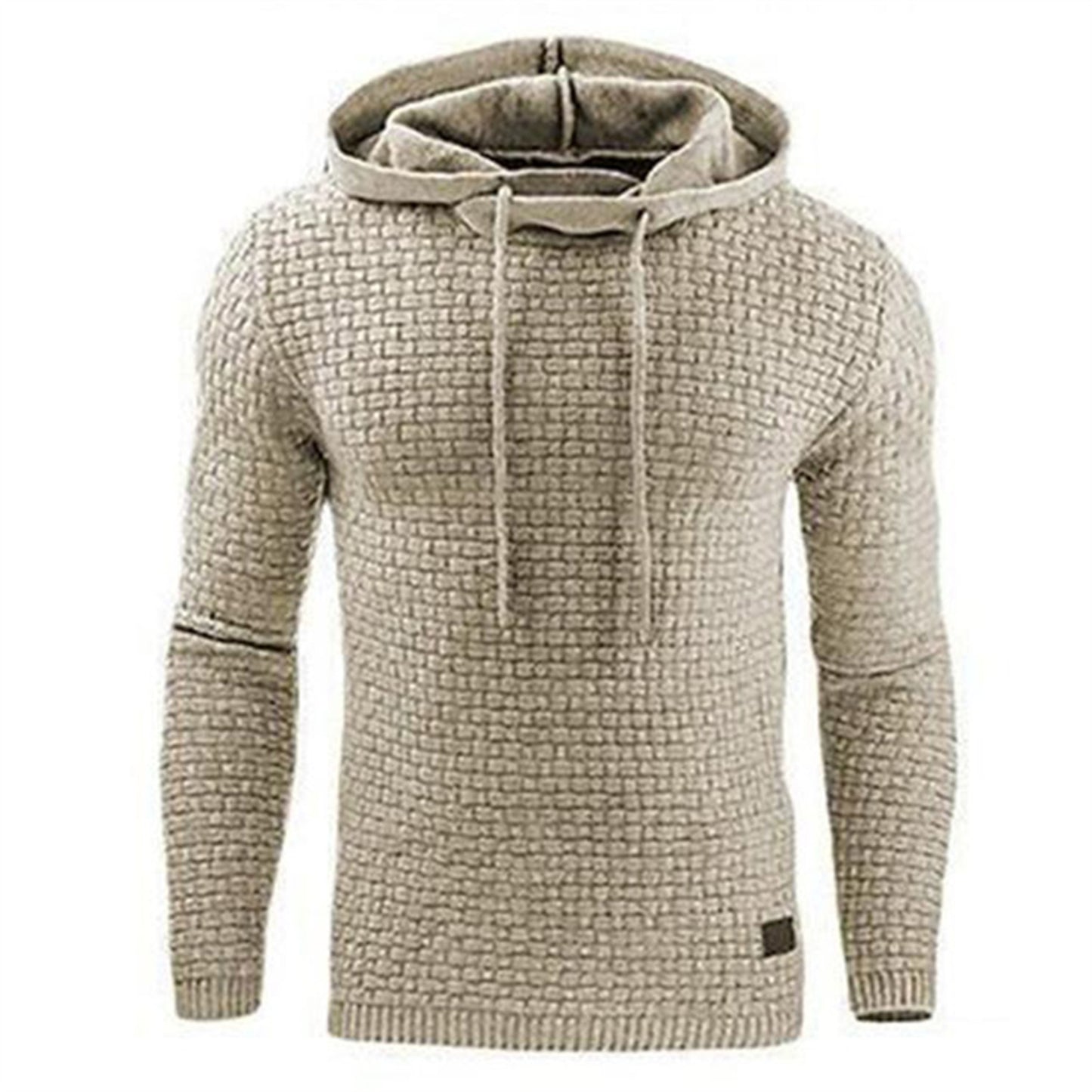 Men Solid Color Sports Hoodie