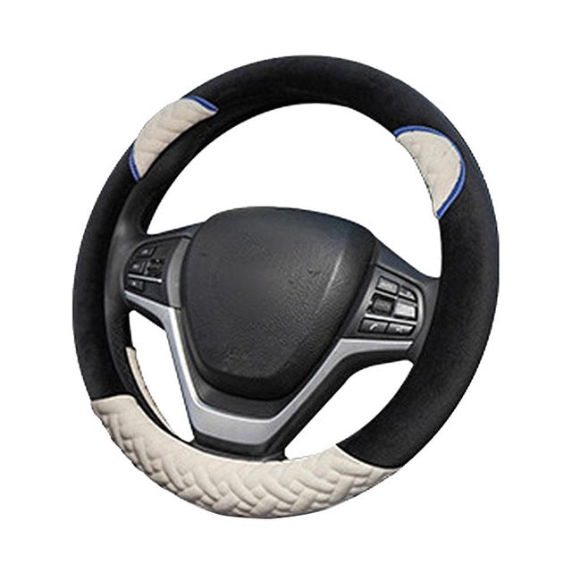 Plush Cartoon Car Steering Wheel Cover