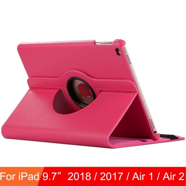 Smart Leather Cover Case for Apple iPad Air 1 Air 2, 5, 6,9.7 2017, 2018, 5th, 6th Generation