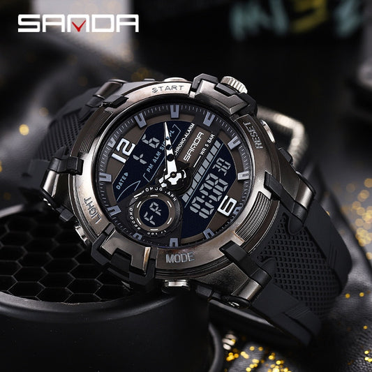 Dual Display Wrist Watch