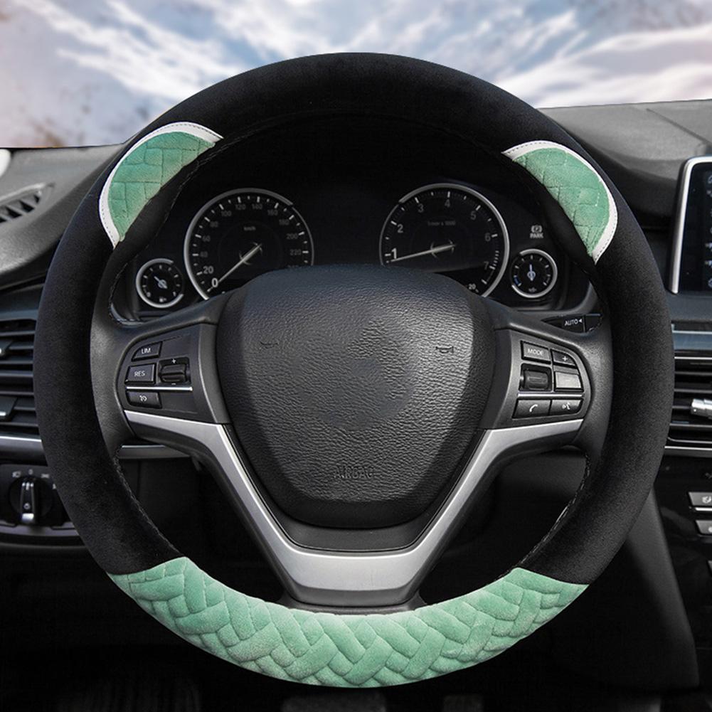 Plush Cartoon Car Steering Wheel Cover