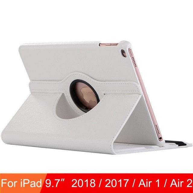 Smart Leather Cover Case for Apple iPad Air 1 Air 2, 5, 6,9.7 2017, 2018, 5th, 6th Generation