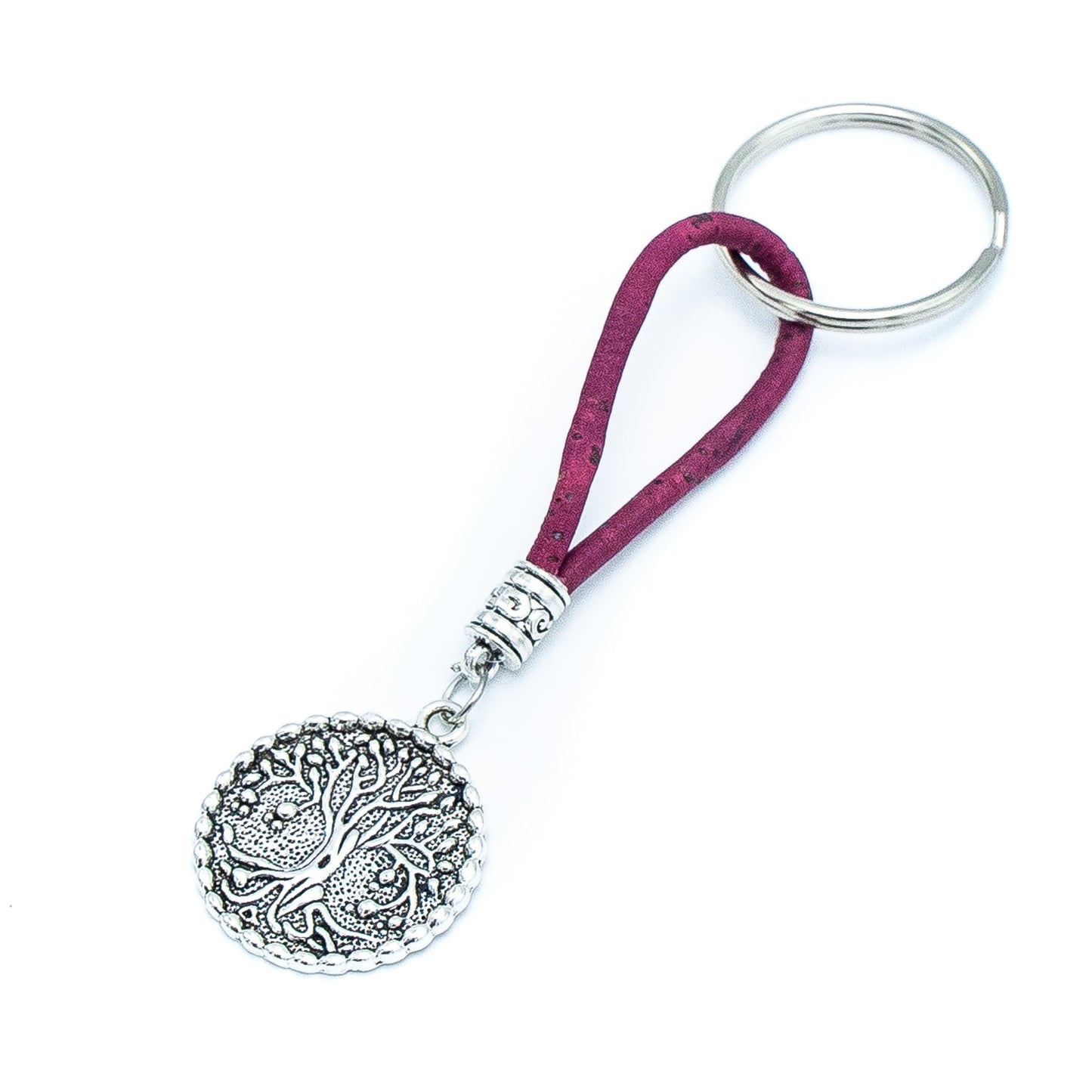 colorful cork handmade  keychain