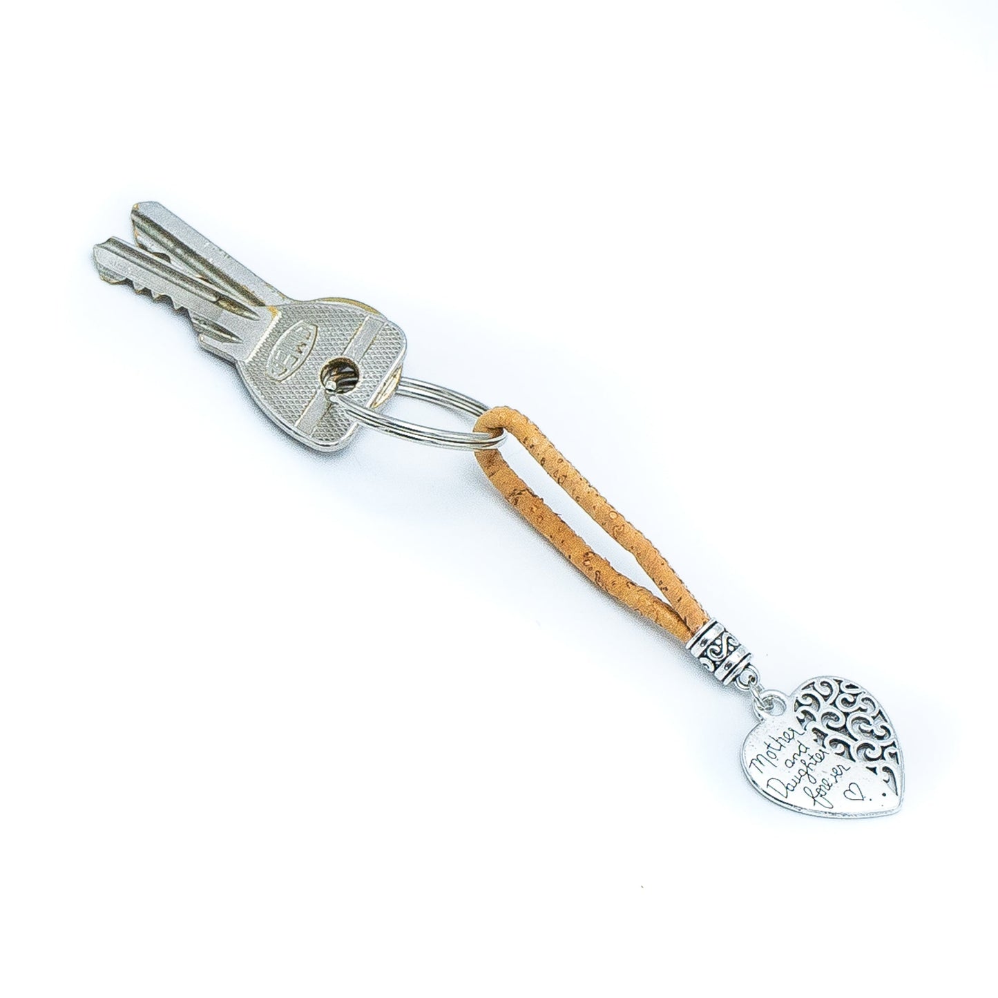 colorful cork handmade  keychain