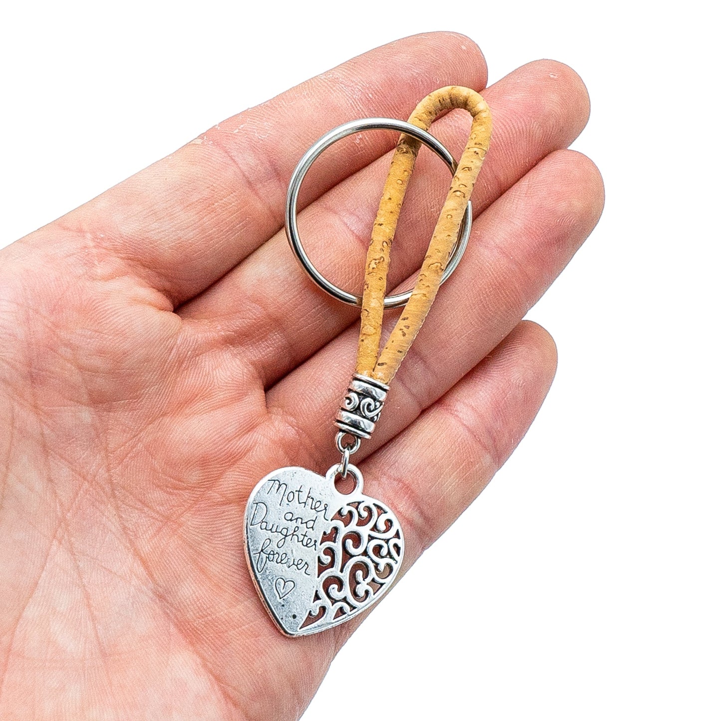 colorful cork handmade  keychain
