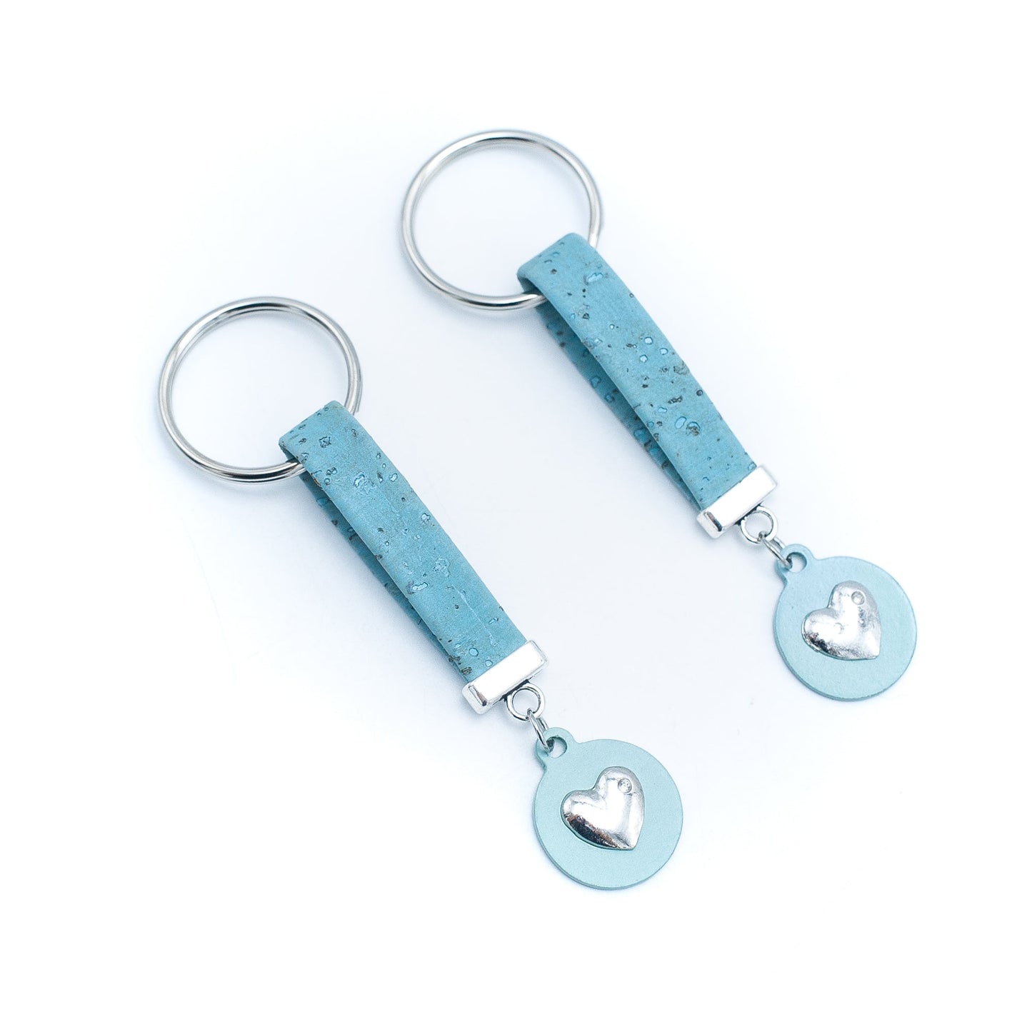 colorful cork handmade  keychain