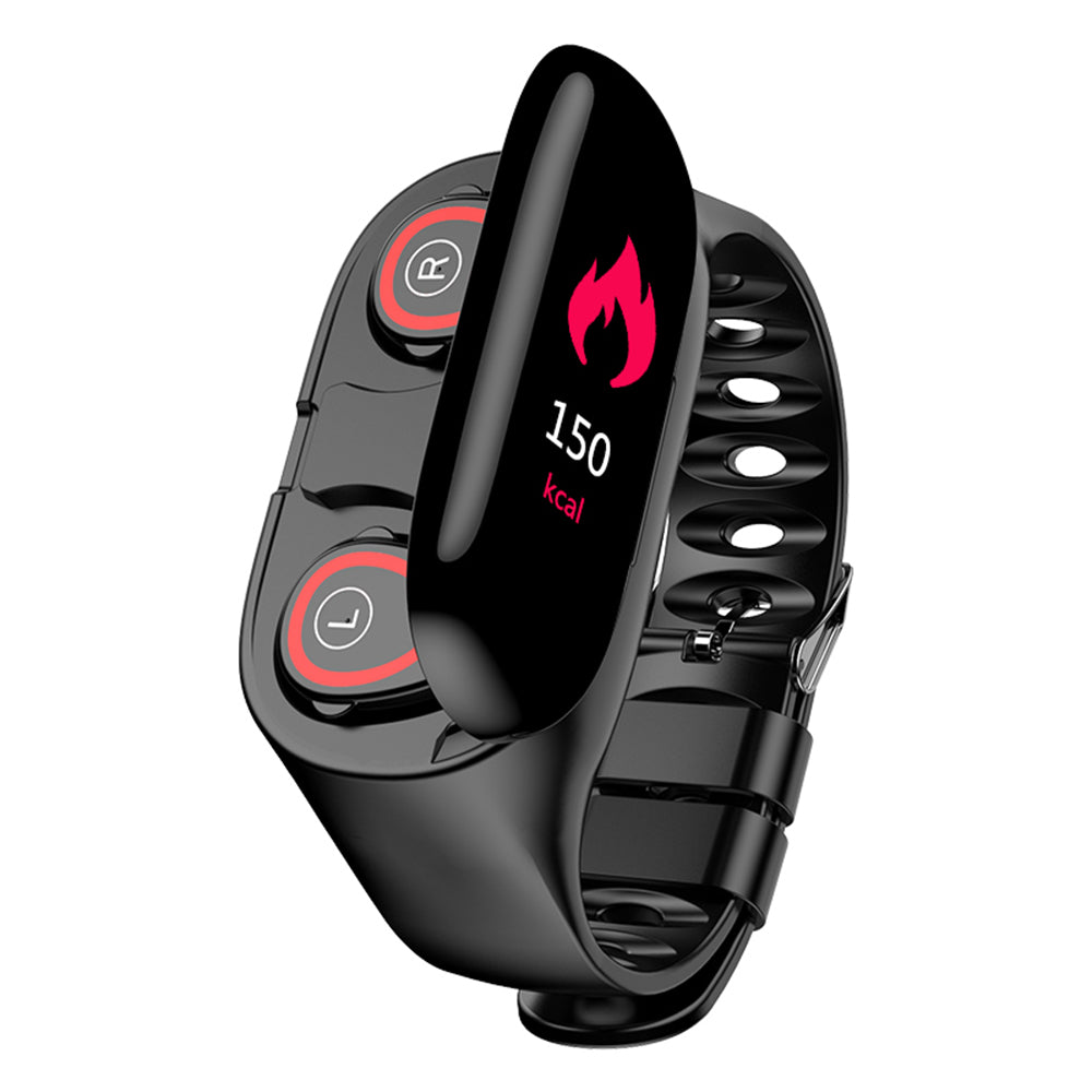 Smart Wristband  with built in bluetooth earburds