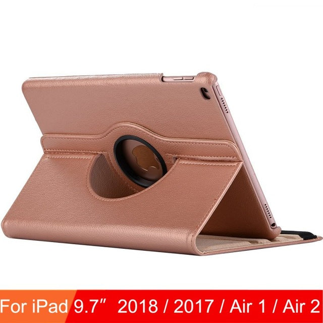 Smart Leather Cover Case for Apple iPad Air 1 Air 2, 5, 6,9.7 2017, 2018, 5th, 6th Generation
