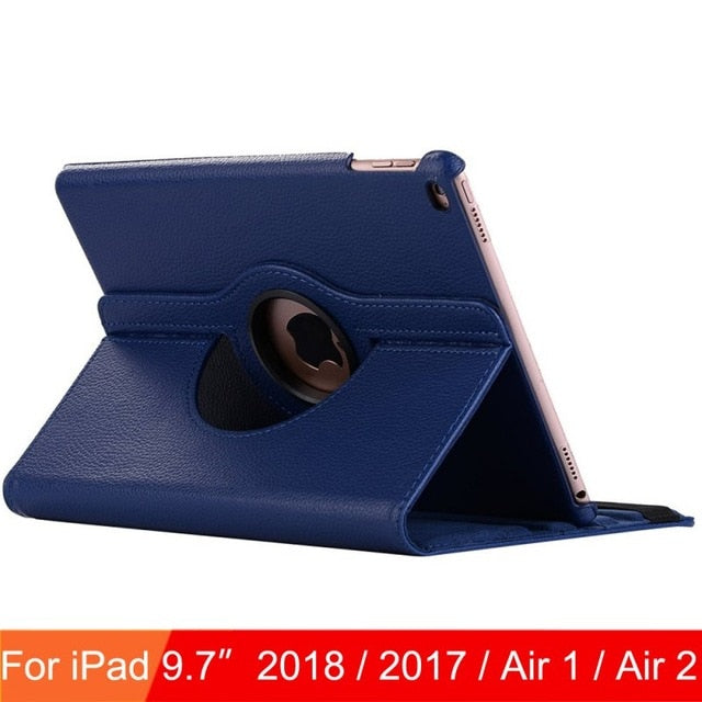 Smart Leather Cover Case for Apple iPad Air 1 Air 2, 5, 6,9.7 2017, 2018, 5th, 6th Generation