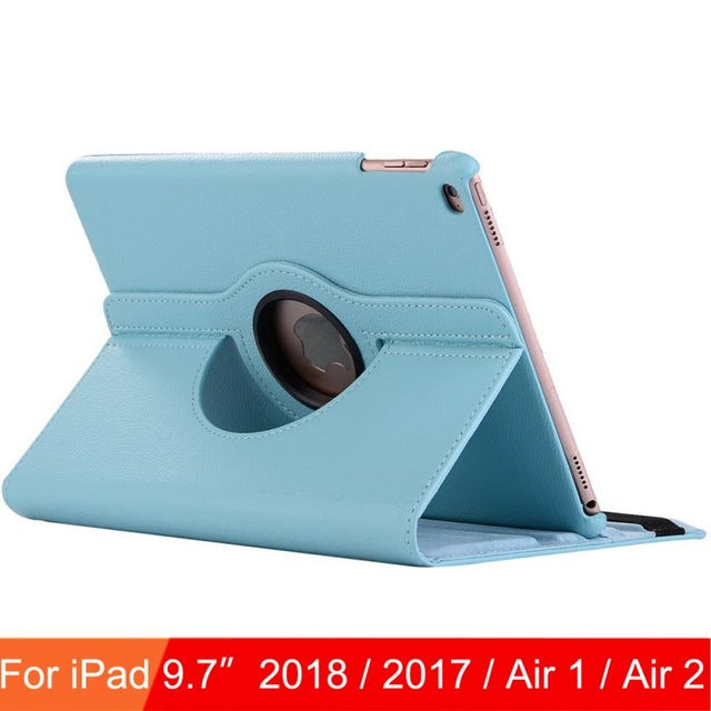 Smart Leather Cover Case for Apple iPad Air 1 Air 2, 5, 6,9.7 2017, 2018, 5th, 6th Generation