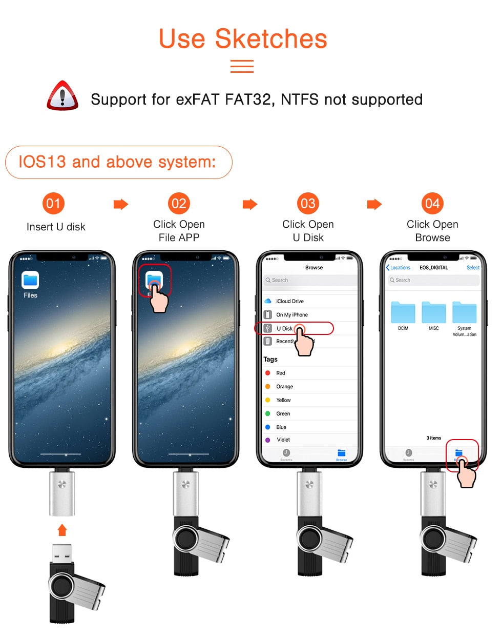 USB to Lightning Cable Adapter
