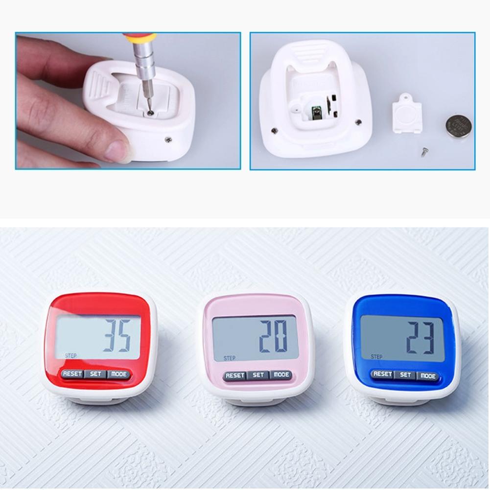 Mini Small Digital Pedometer with Waterproof Wear Resistance
