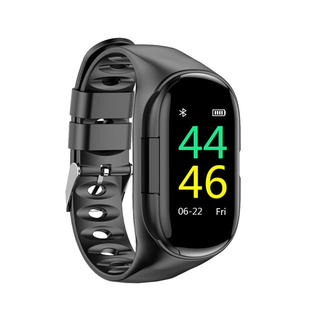 Smart Wristband  with built in bluetooth earburds