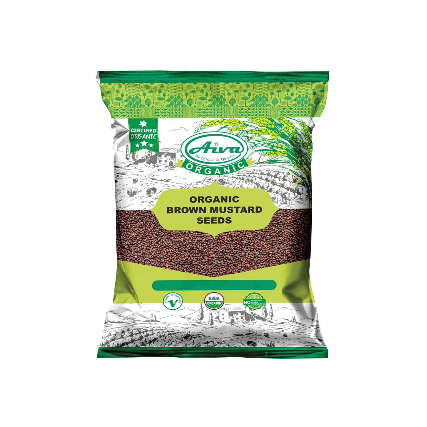 Organic Brown Mustrad (Rai)