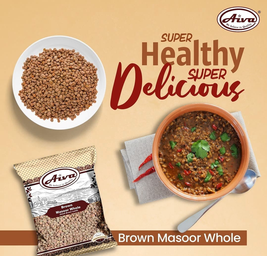Masoor Matki or Masoor Whole Brown (Crimson Lentils)